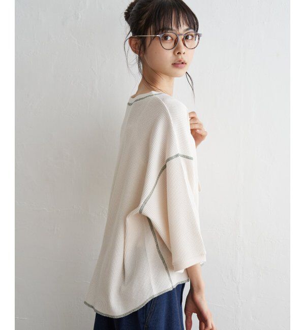 Lbc with Life「ワッフル配色ステッチプルオーバー」|その他|