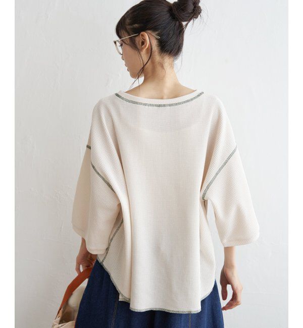 Lbc with Life「ワッフル配色ステッチプルオーバー」|その他|