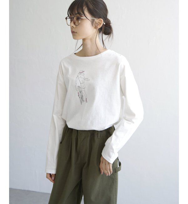 Lbc with Life「GIRLプリントロンT」|Tシャツ・カットソー|