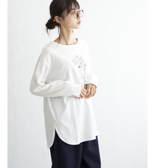 Lbc with Life「GIRLプリントロンT」|Tシャツ・カットソー|