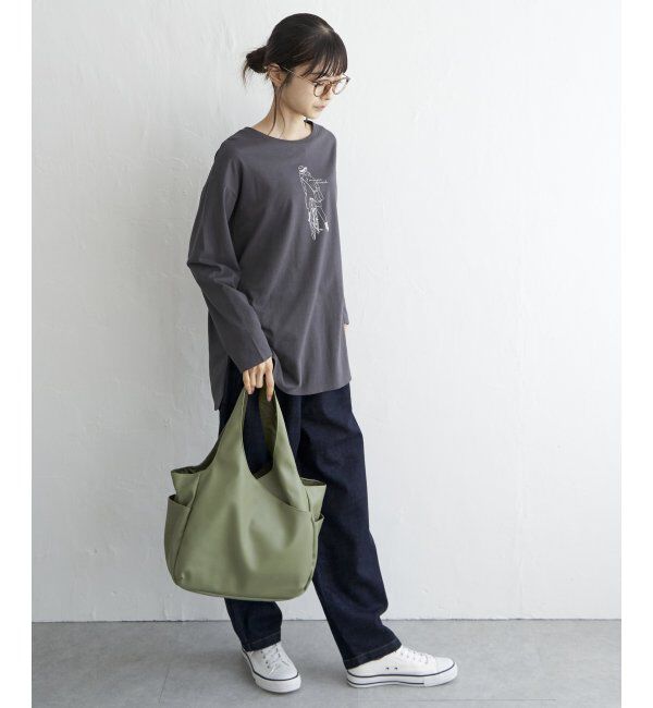 Lbc with Life「GIRLプリントロンT」|Tシャツ・カットソー|