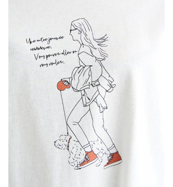 Lbc with Life「GIRLプリントロンT」|Tシャツ・カットソー|