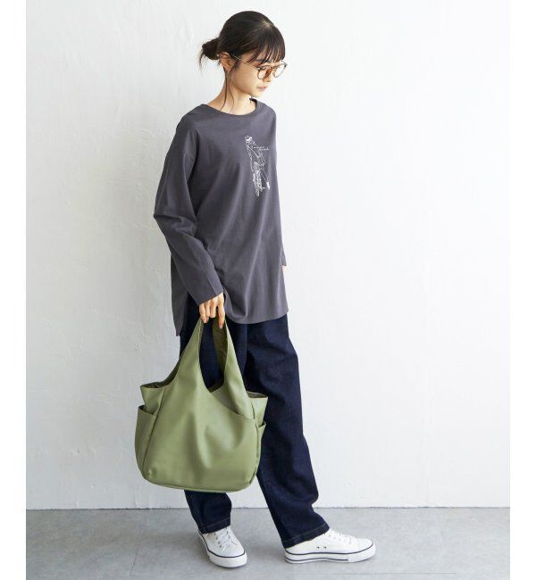 Lbc with Life「GIRLプリントロンT」|Tシャツ・カットソー|