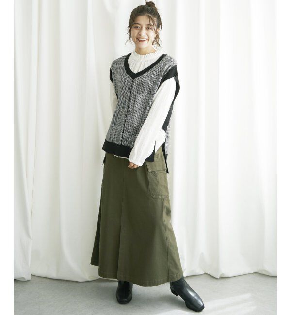 Lbc with Life「サイドポケットワークフレアスカート」|スカート|