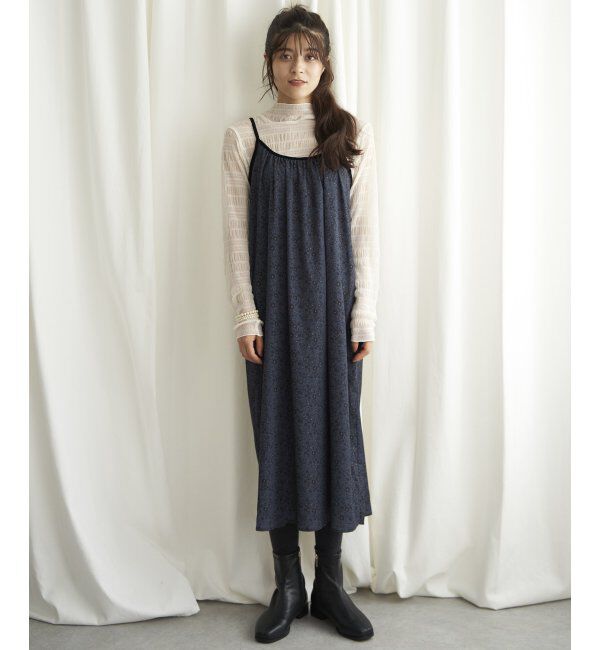 Lbc with Life「花柄プリントキャミワンピース」|ワンピース|