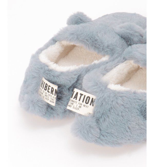 Lbc with Life「HIBARNATION クマルームシューズ」|ルームシューズ|