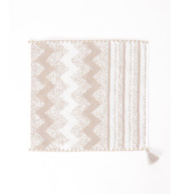 Lbc with Life「シェブロンボーダータオルハンカチ」|タオル|