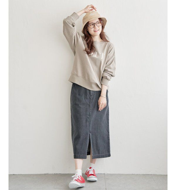 Lbc with Life「ステッチ刺繍ロゴ裏毛プルオーバー」|その他|