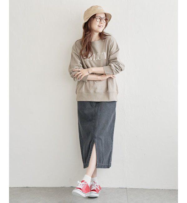 Lbc with Life「ステッチ刺繍ロゴ裏毛プルオーバー」|その他|