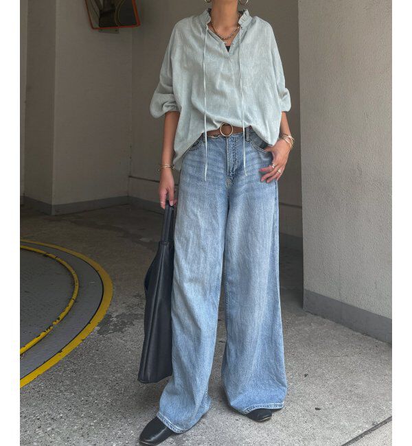 Lbc with Life「ジャカード襟フリル2WAYブラウス」|シャツ・ブラウス|