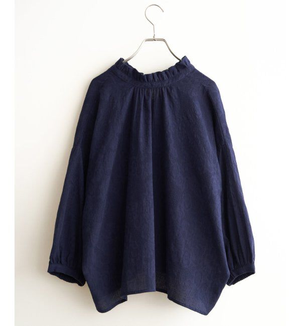 Lbc with Life「ジャカード襟フリル2WAYブラウス」|シャツ・ブラウス|