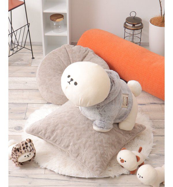 Lbc with Life「PLUFFY 抱き枕 モコパジャマ」|クッション・クッションカバー|グレー