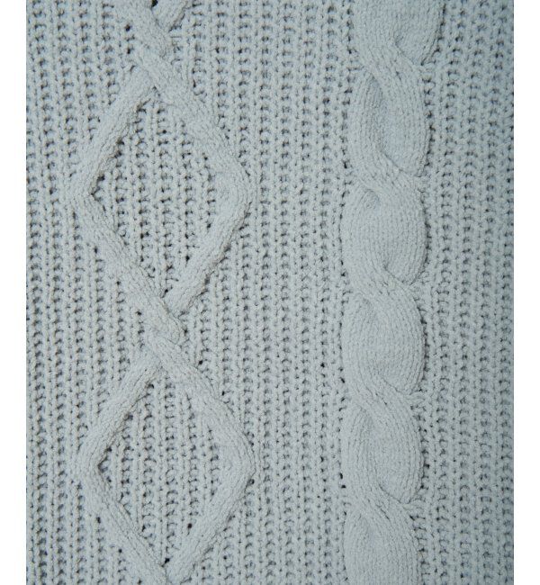 Lbc with Life「マットモールケーブルニットプルオーバー」|カーディガン|