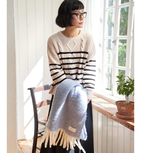 Lbc with Life「マットモールケーブルニットプルオーバー」|カーディガン|