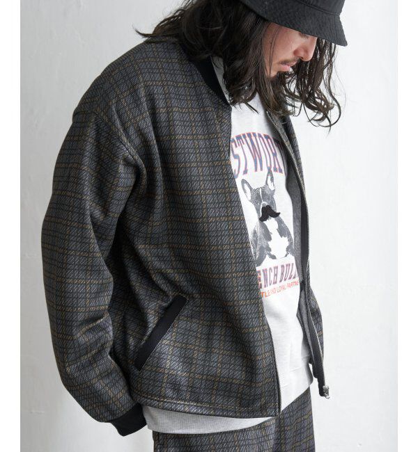 VENCE share style「ニットフリースブルゾン」|その他|