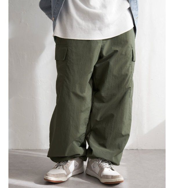 VENCE share style「Red Cap Girl レッドキャップガール ワッペン付きナイロンカーゴパンツ」|その他|