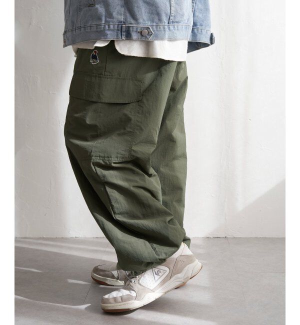 VENCE share style「Red Cap Girl レッドキャップガール ワッペン付きナイロンカーゴパンツ」|その他|