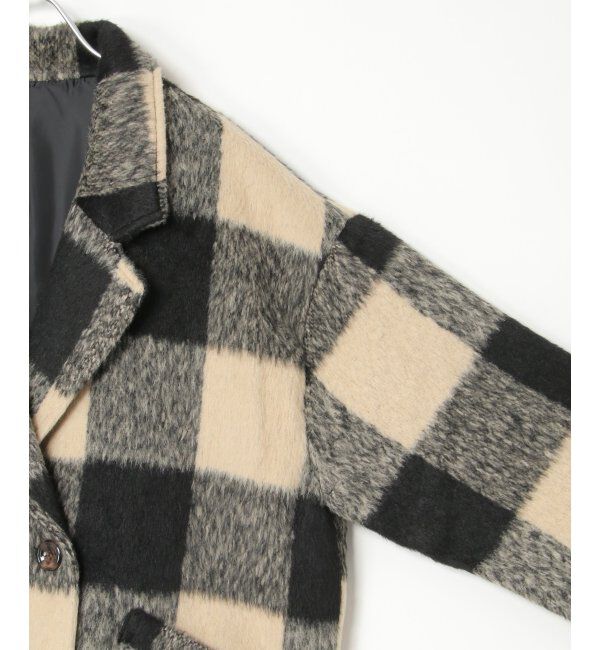 VENCE share style「チェックミドル丈ジャケット」|その他|