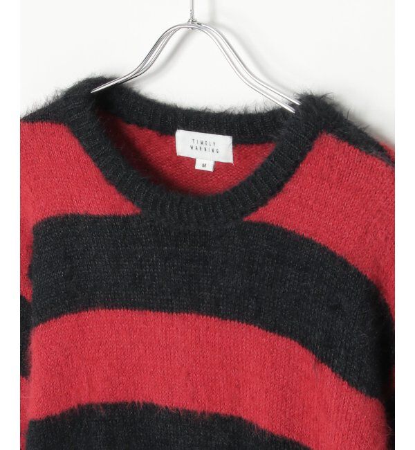 VENCE share style「ボーダーシャギークルーネックニット」|その他|