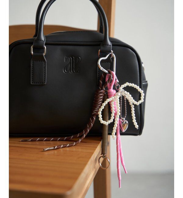 VENCE share style「リボンロープチャーム」|ネックレス|ブラウン