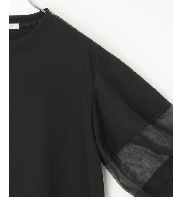 VENCE share style「袖オーガンジー切り替えプルオーバー」|その他|