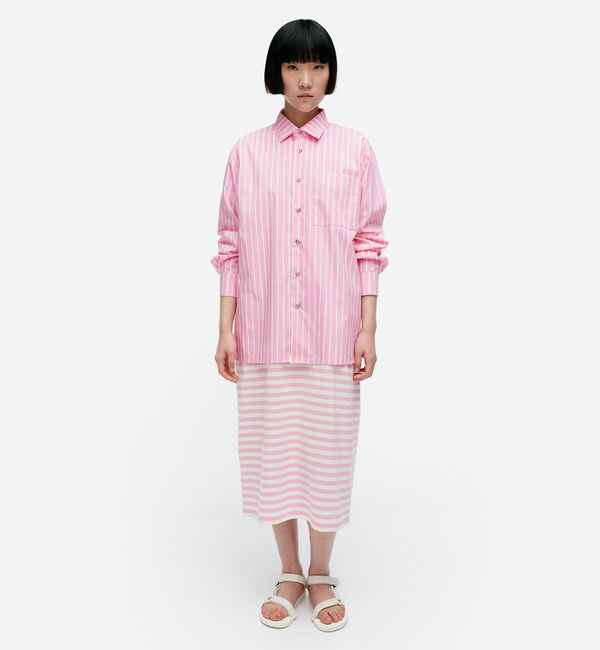 Marimekko「Piccolo シャツ」|シャツ・ブラウス|ピンク