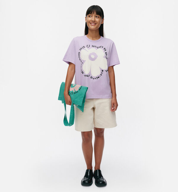 Marimekko「Erna Unikko Placement Tシャツ」|シャツ・ブラウス|ﾗｲﾗｯｸ&times;ｵﾌﾎﾜｲﾄ