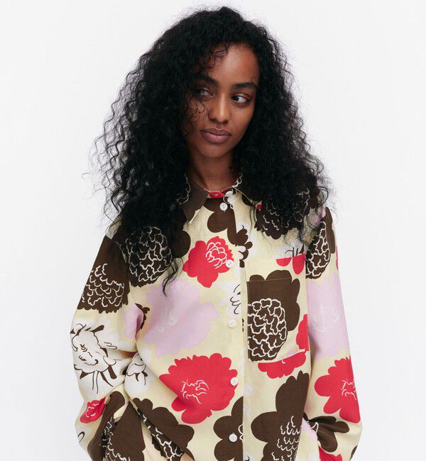 Marimekko「Kammeta Pioni シャツ」|シャツ・ブラウス|
