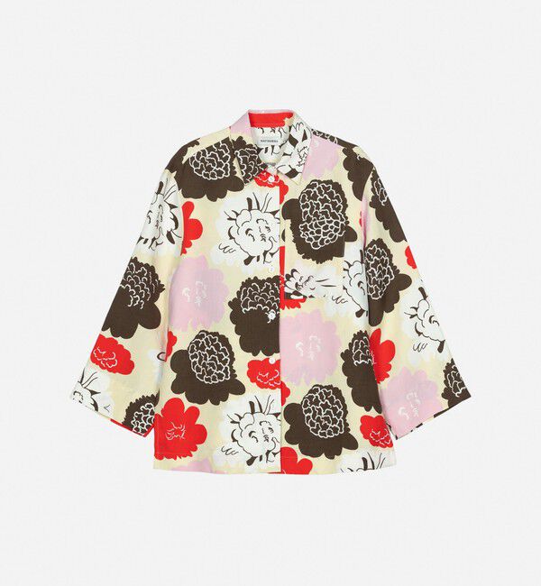 Marimekko「Kammeta Pioni シャツ」|シャツ・ブラウス|
