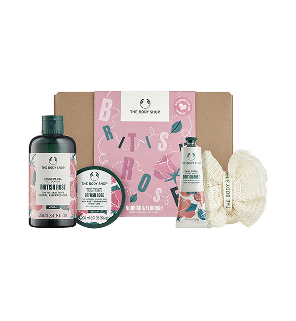 THE BODY SHOP「【数量限定】ボディケアギフト BR（香り：ブリティッシュローズ）」|キット・セット|ｿﾉﾀ