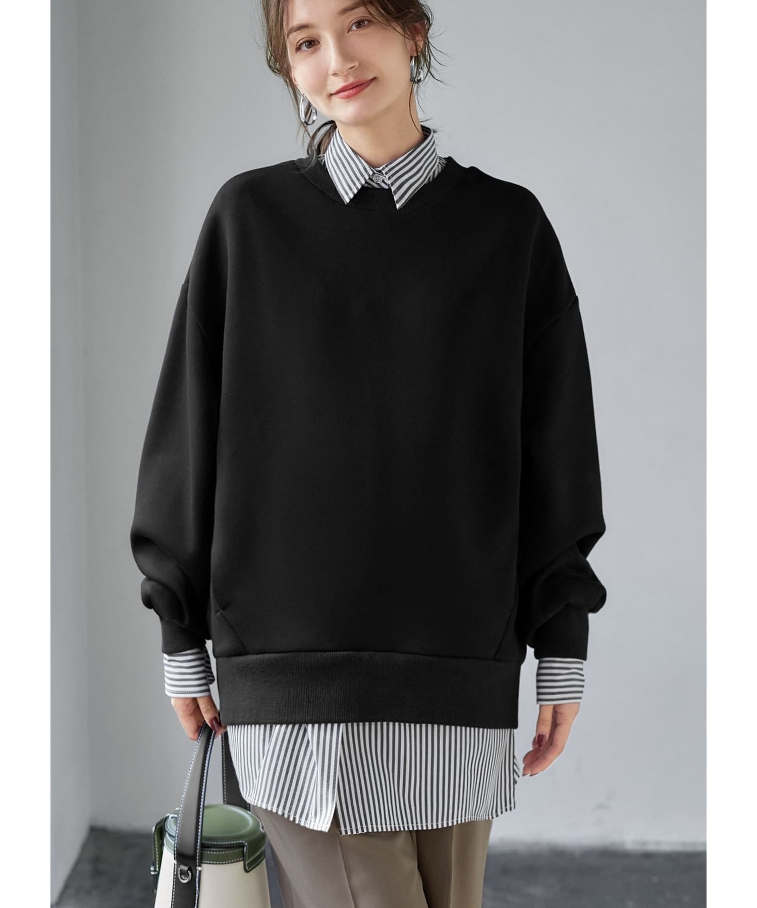 STYLE DELI「【裾出し用】シワFREEロングシャツ」|シャツ・ブラウス|