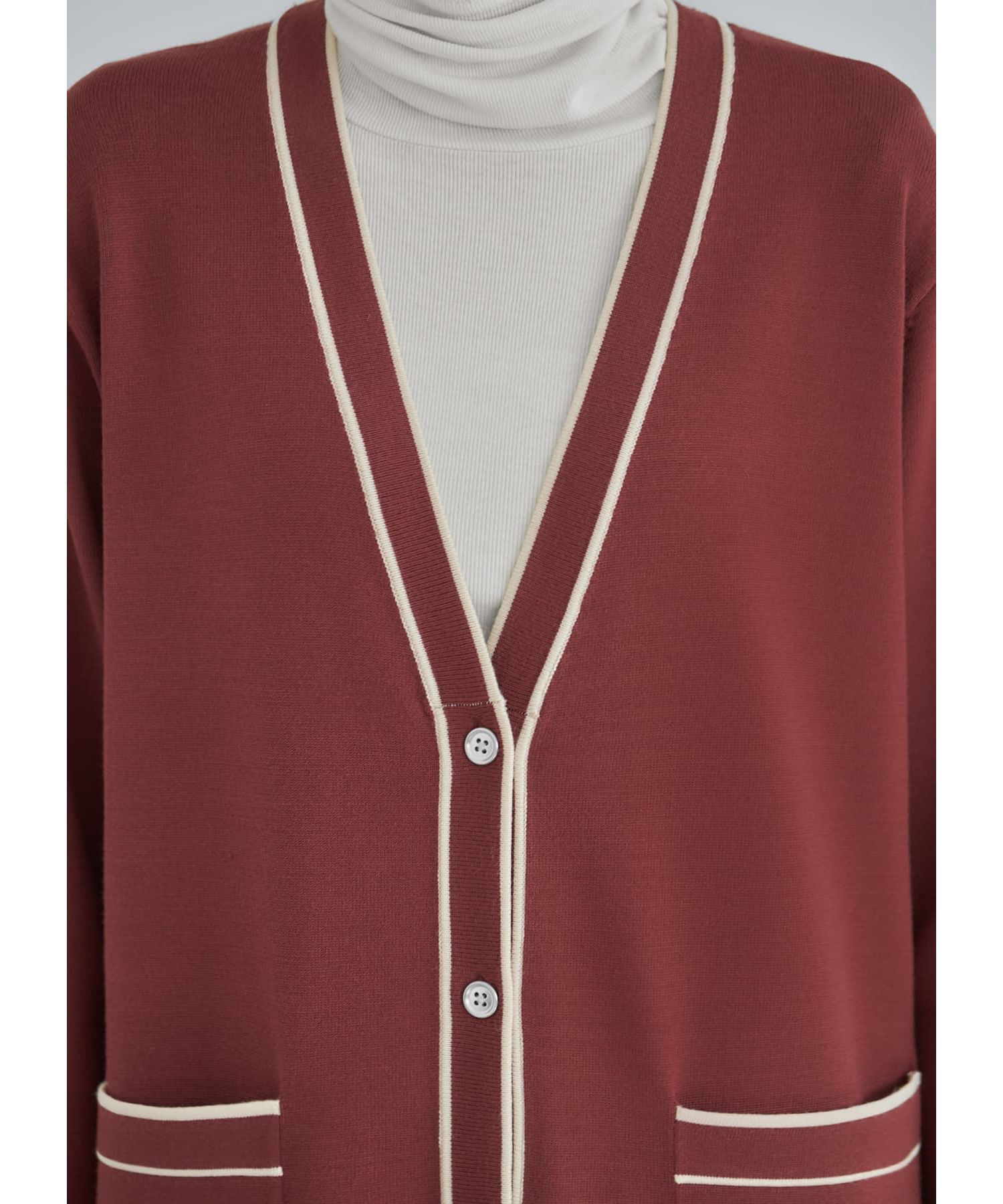 STYLE DELI「ライン配色ニットワンピース」|ワンピース|