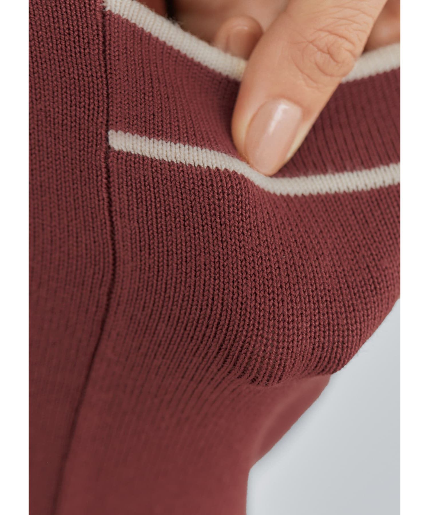 STYLE DELI「ライン配色ニットワンピース」|ワンピース|