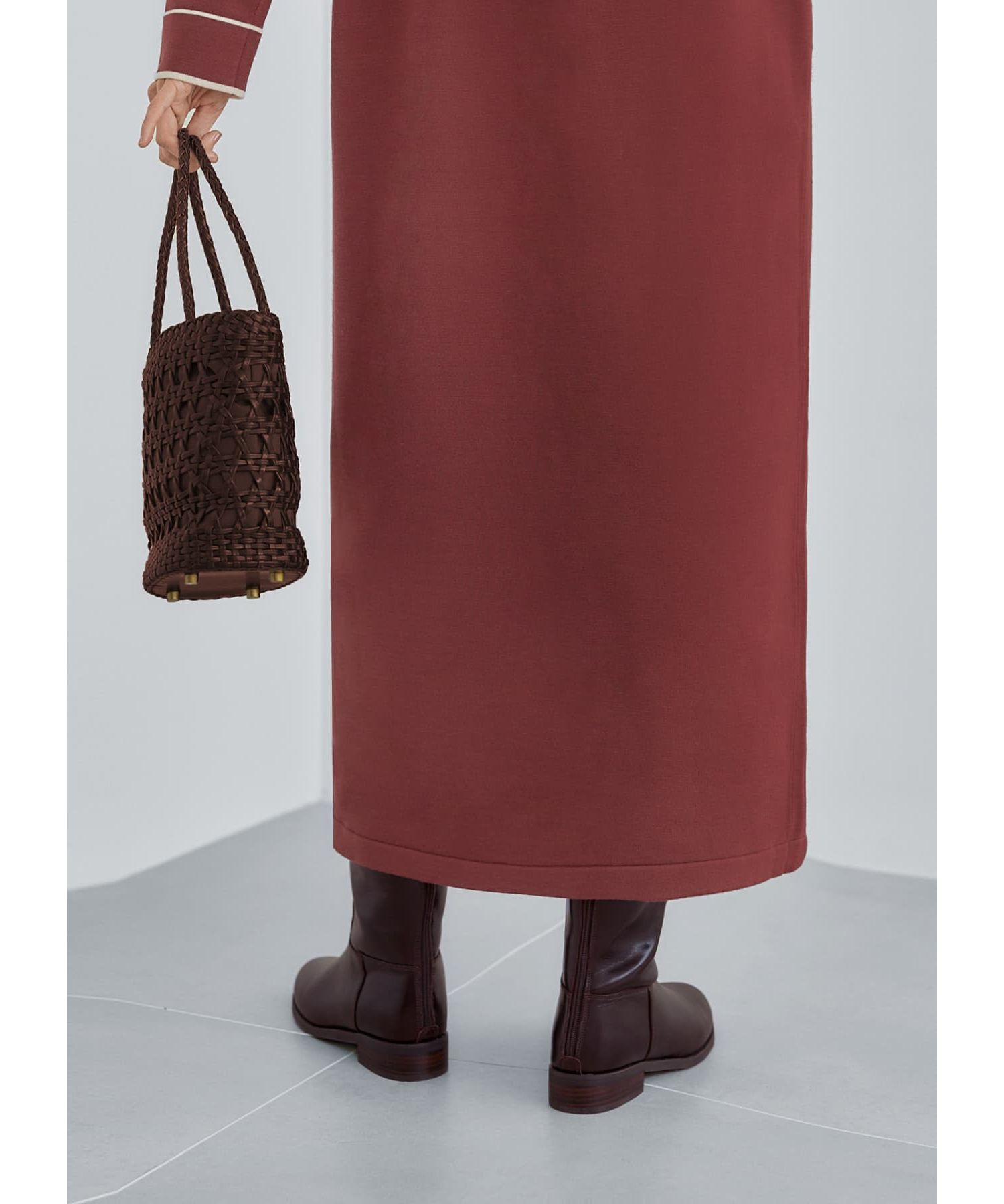 STYLE DELI「ライン配色ニットワンピース」|ワンピース|