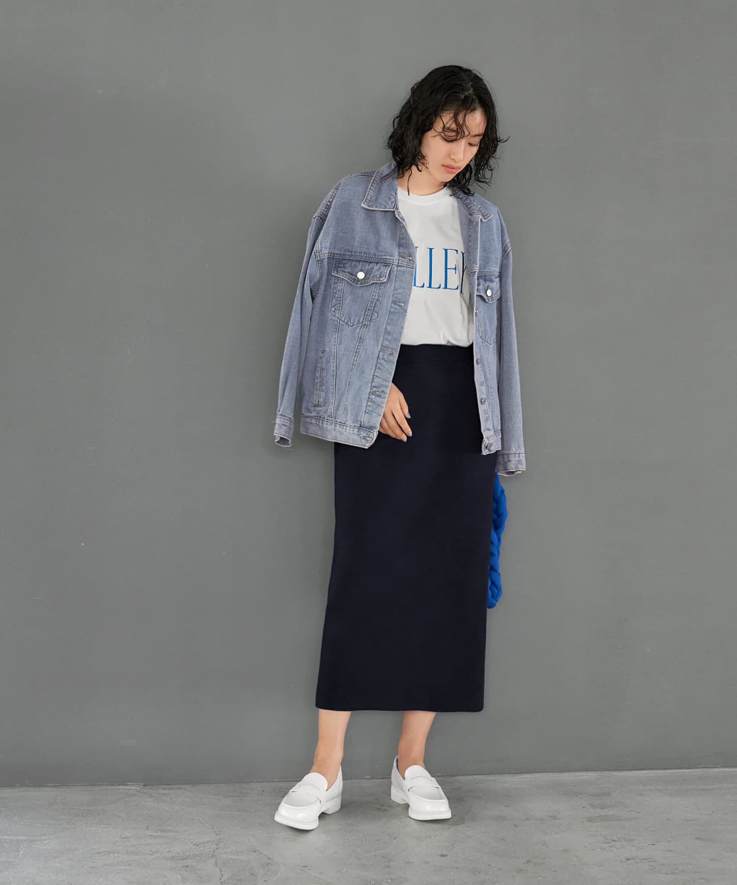 STYLE DELI「３シーズンコットン混紡◆ニットペンシルスカート」|スカート|