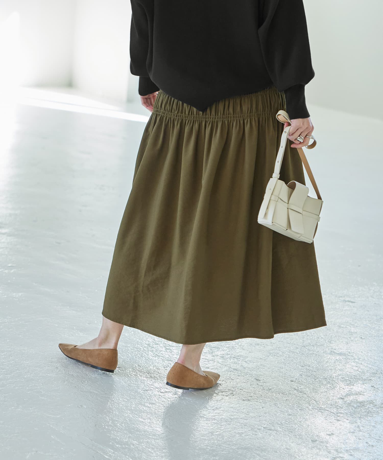 STYLE DELI「シャーリングギャザースカート」|スカート|