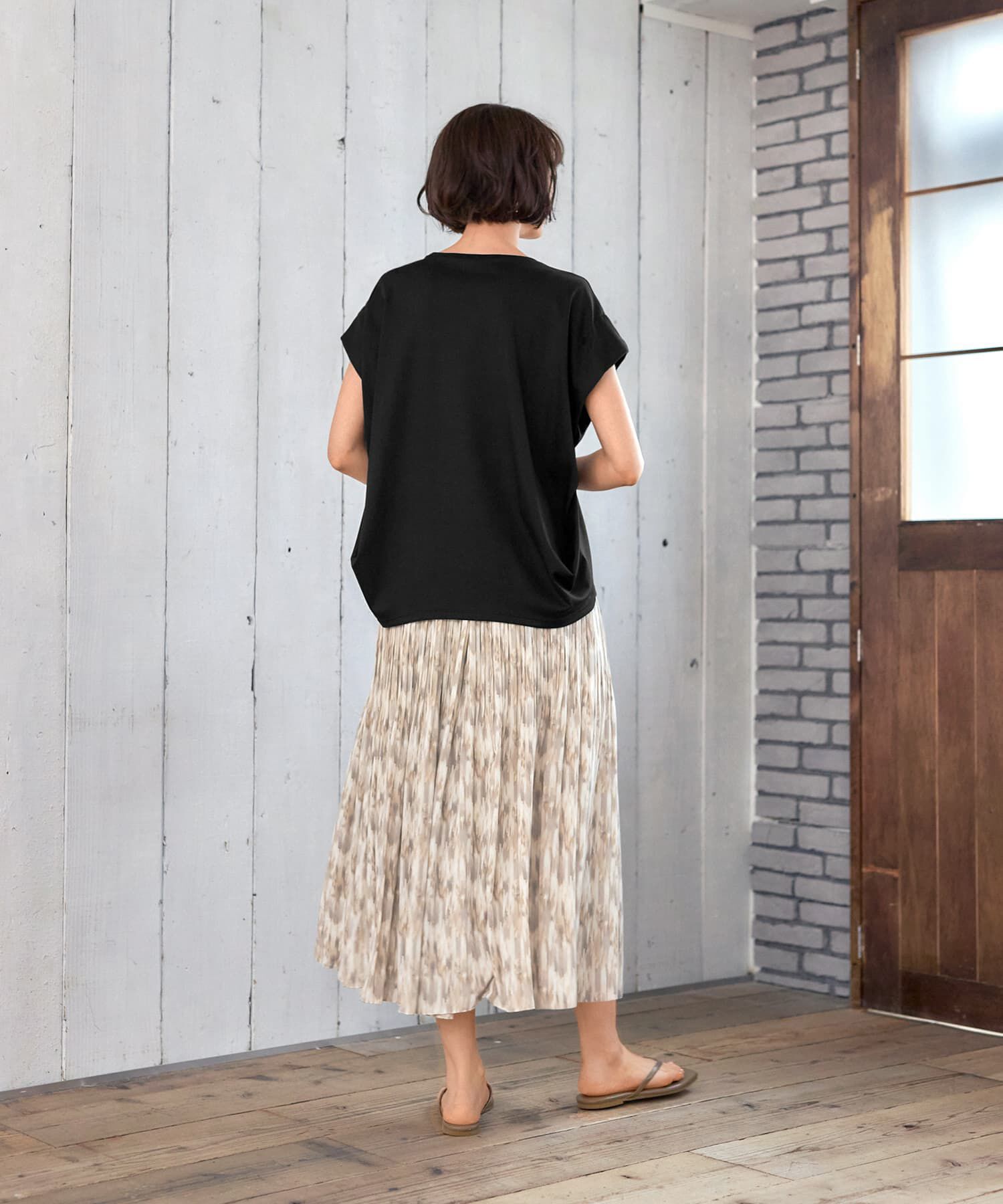 STYLE DELI「【ものづくりJAPAN】ディオラマ背面裾タックドルマンPO」|Tシャツ・カットソー|