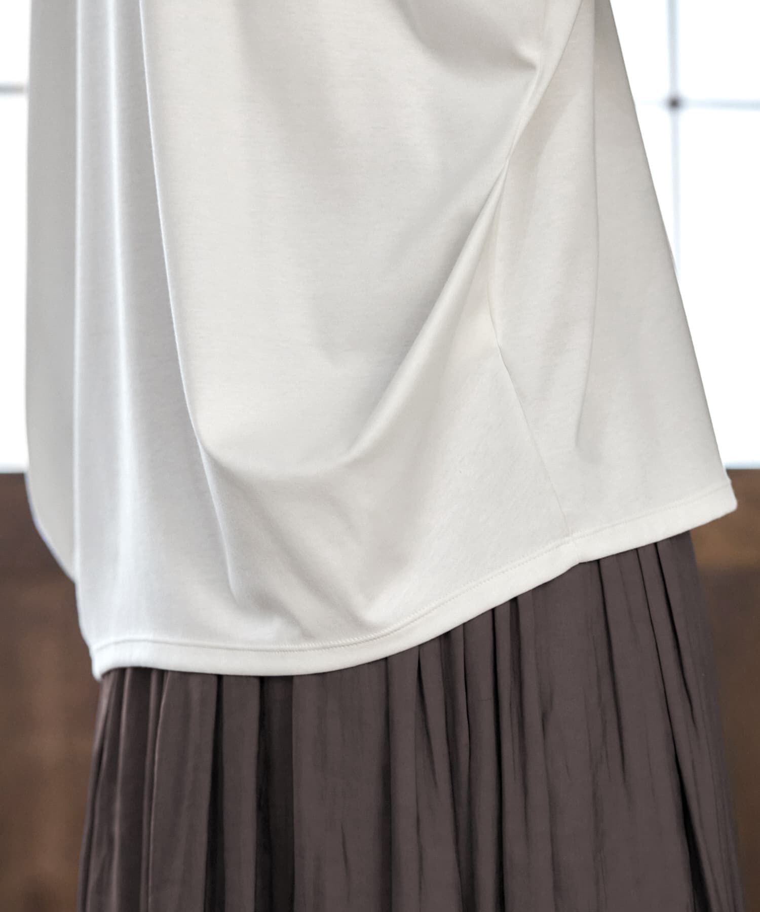 STYLE DELI「【ものづくりJAPAN】ディオラマ背面裾タックドルマンPO」|Tシャツ・カットソー|