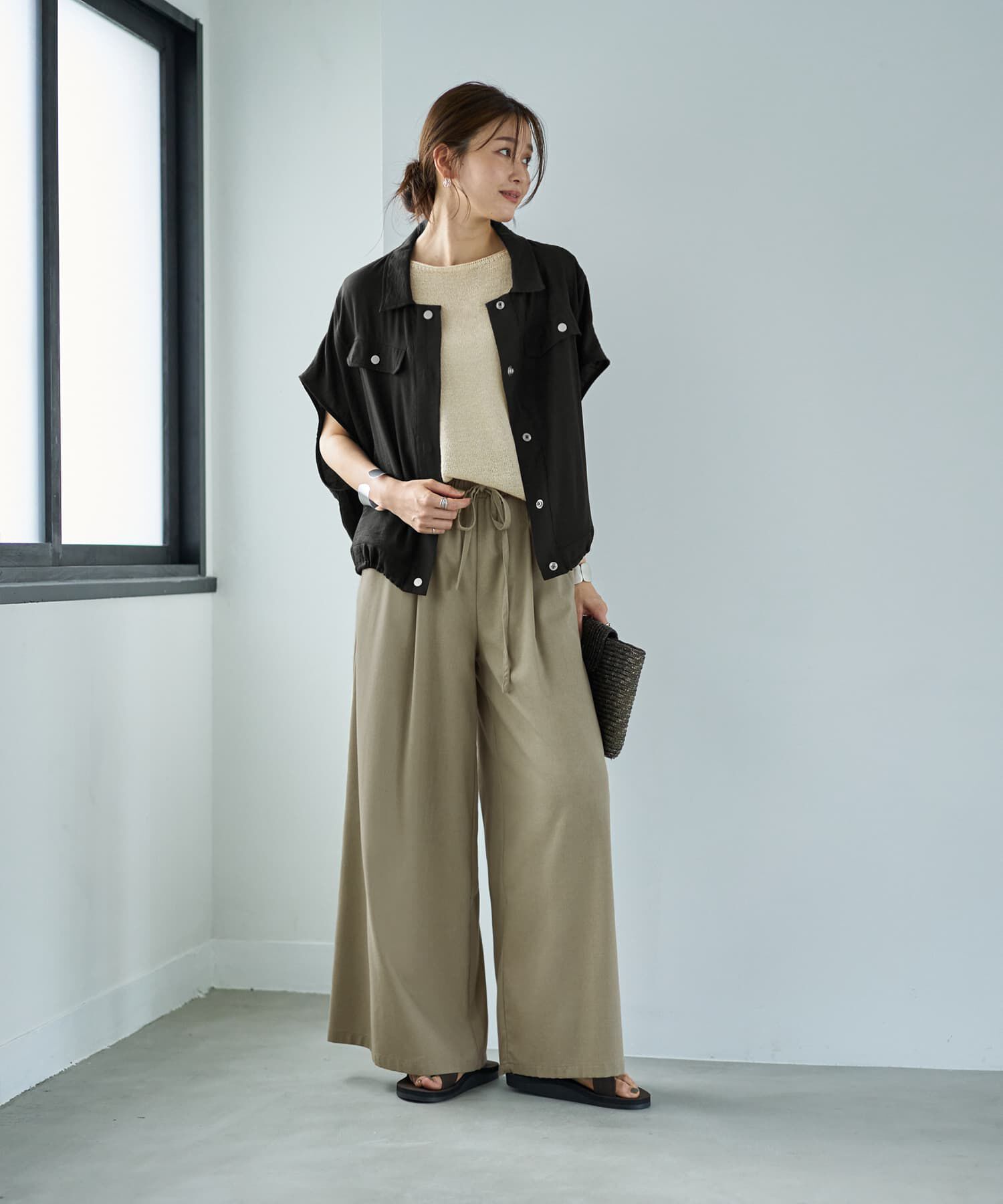 STYLE DELI「くったりシャツ型スナップブルゾンB」|その他|