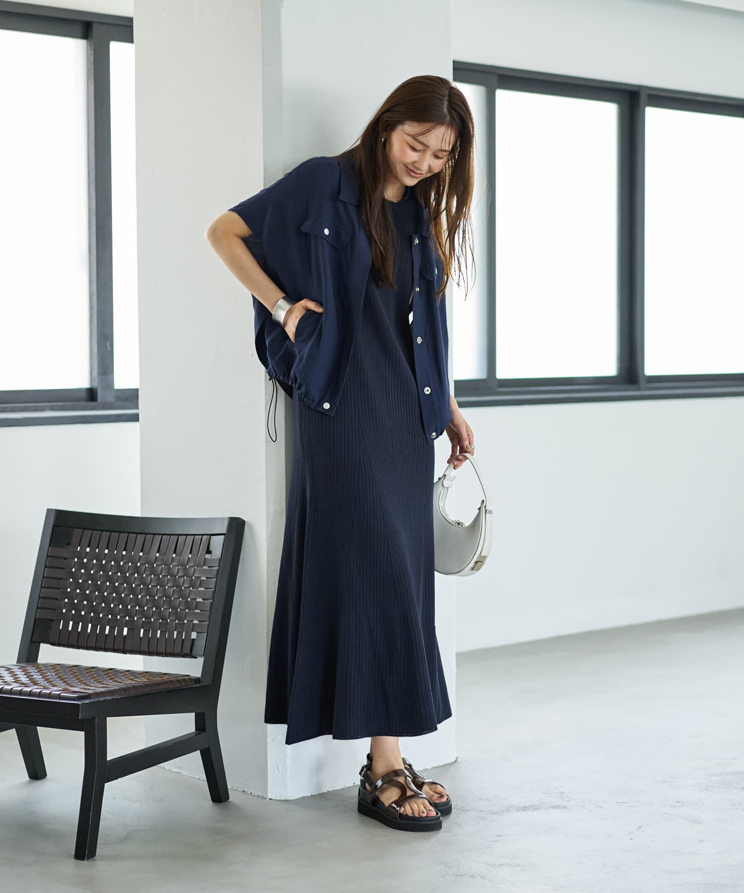 STYLE DELI「くったりシャツ型スナップブルゾンB」|その他|