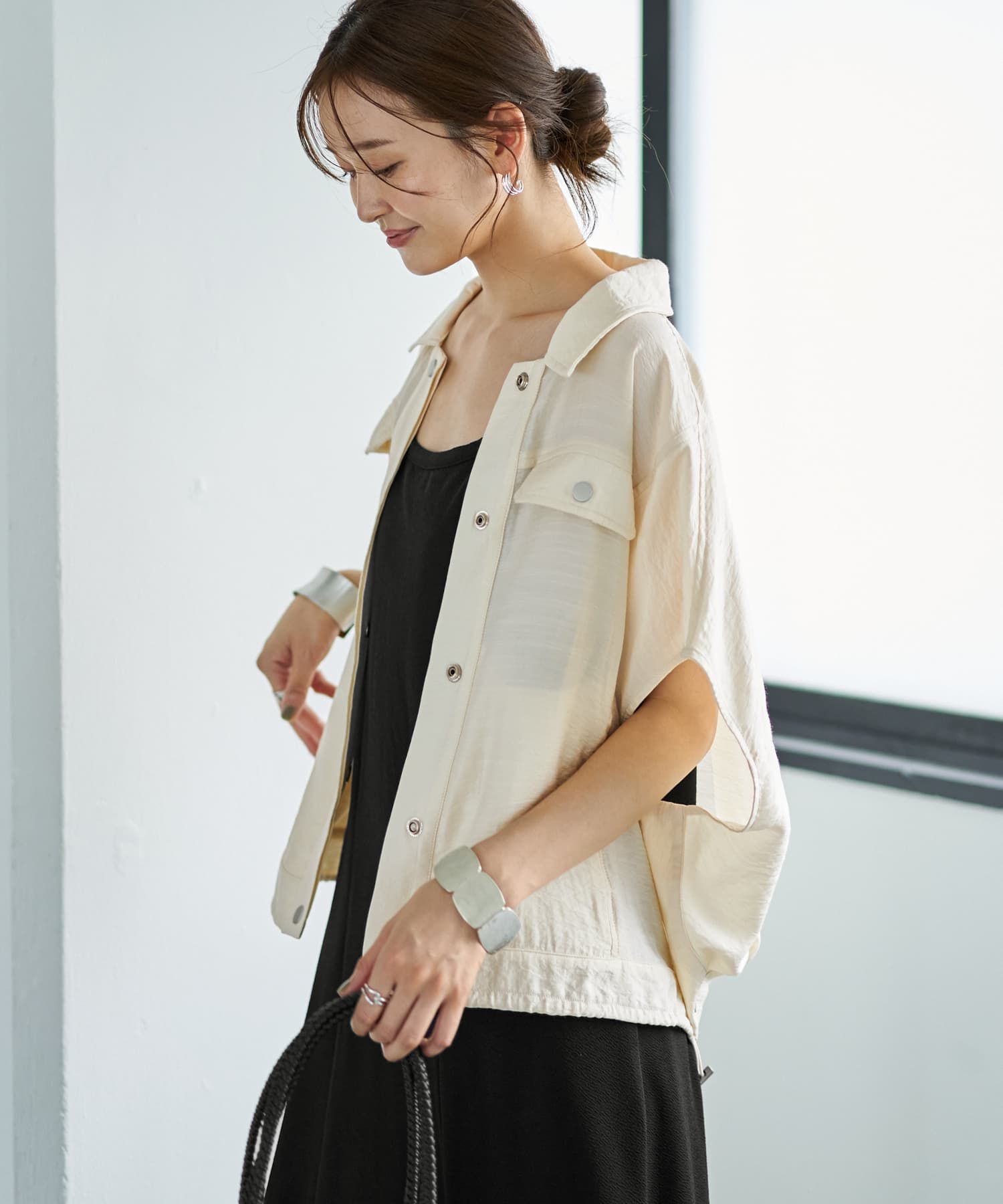 STYLE DELI「くったりシャツ型スナップブルゾンB」|その他|