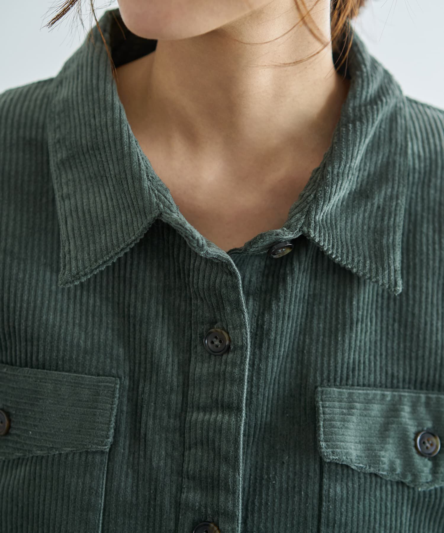 STYLE DELI「【セットアップ対応】コーデュロイシャツジャケット」|シャツ・ブラウス|