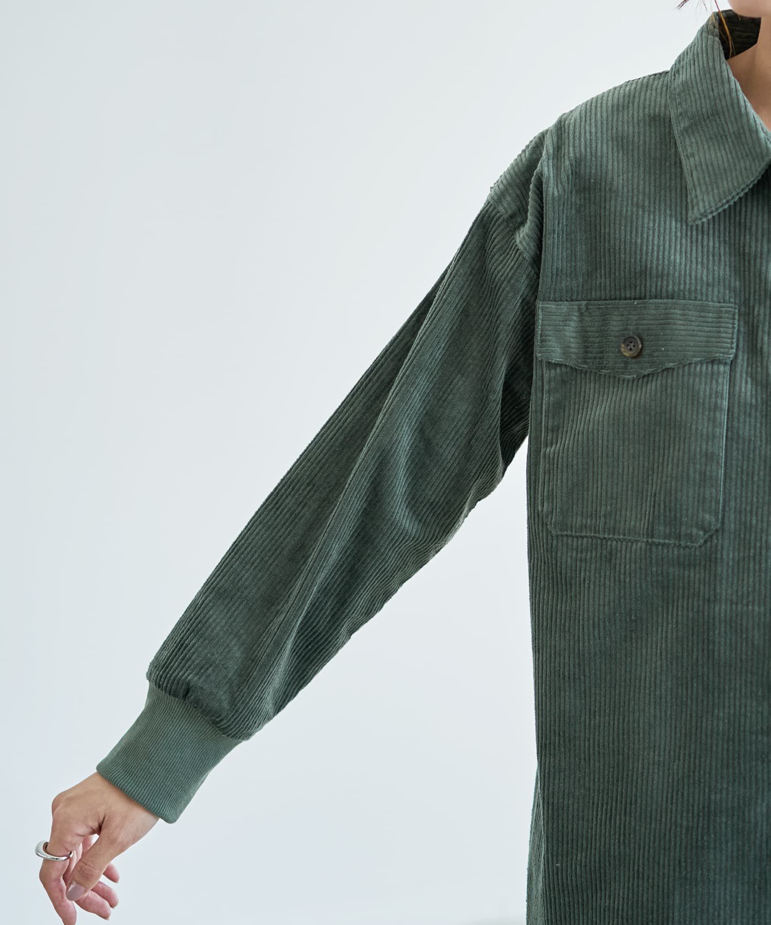 STYLE DELI「【セットアップ対応】コーデュロイシャツジャケット」|シャツ・ブラウス|