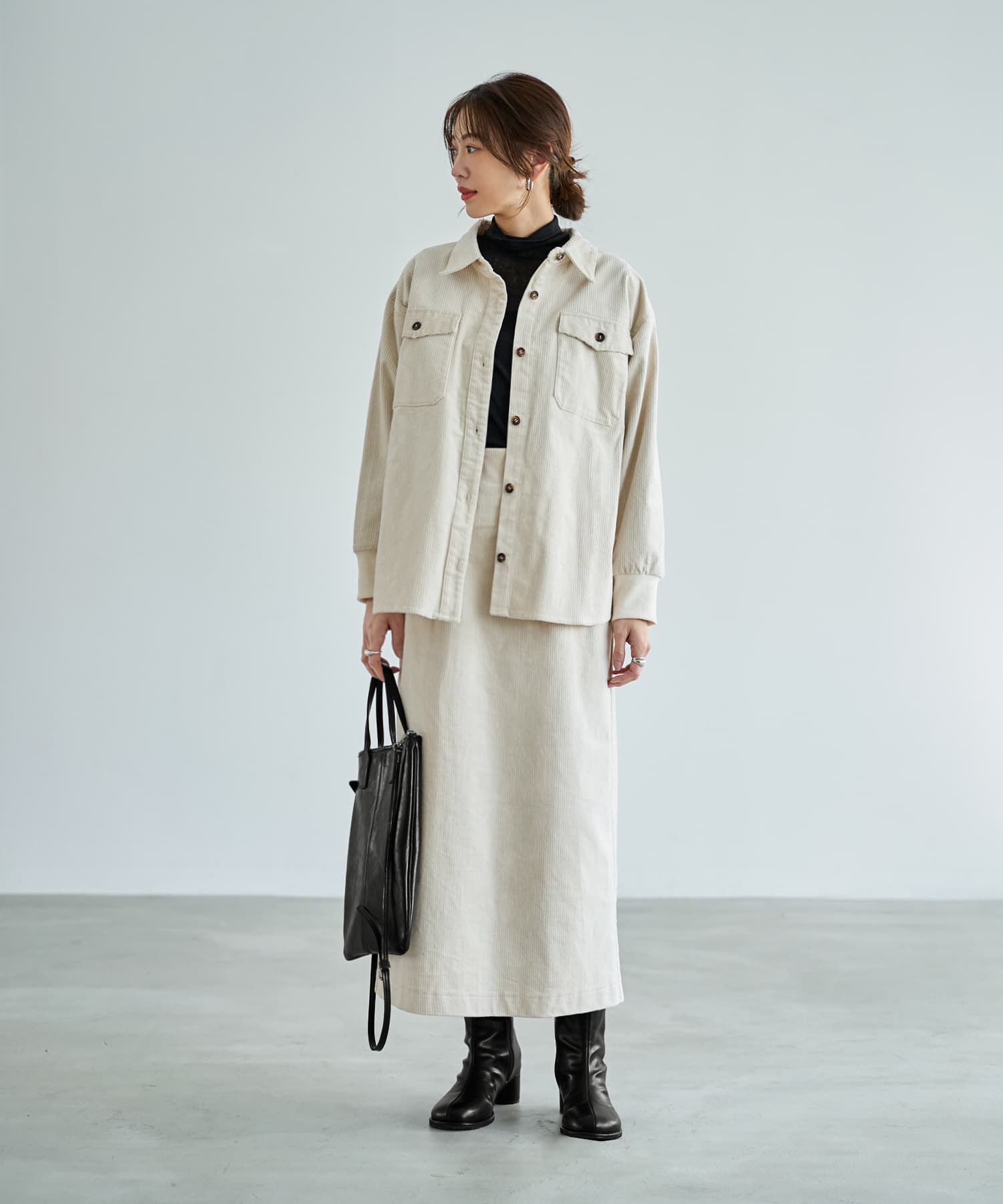 STYLE DELI「【セットアップ対応】コーデュロイシャツジャケット」|シャツ・ブラウス|