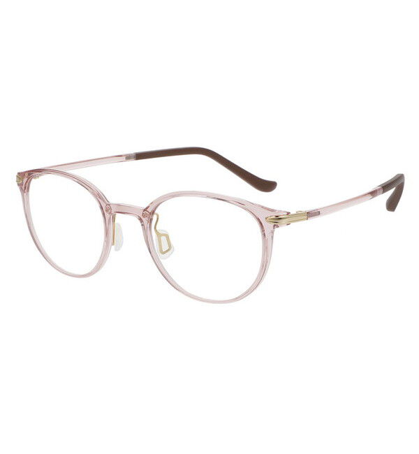  「ボストン型 めがね｜軽くて壊れにくい Zoff SMART -My color-」|メガネ|ピンク