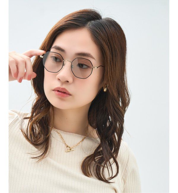  「Zoff｜Kirimaru ウェリントン型 サングラス   多角形フレーム ユニセックス UVカット 紫外線対策 小顔効果」|サングラス|