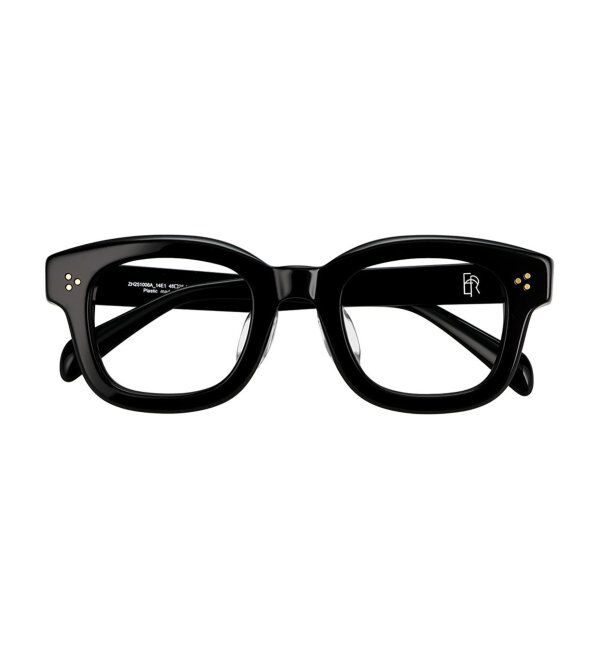  「Zoff｜ETRE TOKYO｜ウェリントン型 メガネ｜黒縁 太縁フレーム｜伊達メガネ 度付き レンズ交換券付」|メガネ|