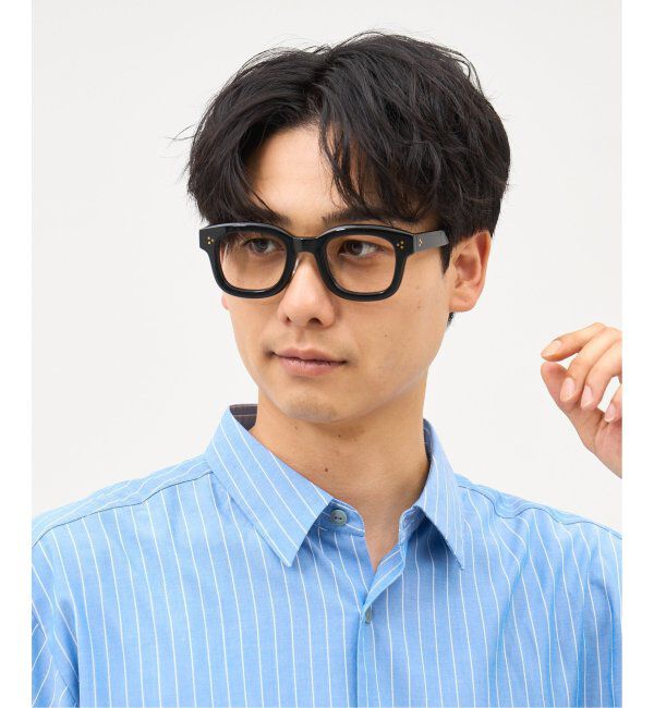  「Zoff｜ETRE TOKYO｜ウェリントン型 メガネ｜黒縁 太縁フレーム｜伊達メガネ 度付き レンズ交換券付」|メガネ|