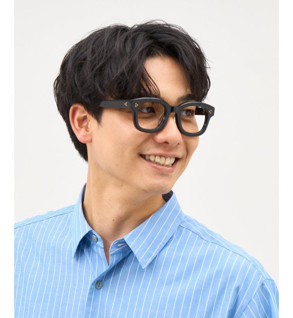  「Zoff｜ETRE TOKYO｜ウェリントン型 メガネ｜黒縁 太縁フレーム｜伊達メガネ 度付き レンズ交換券付」|メガネ|