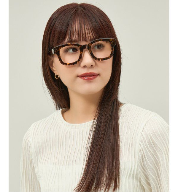  「Zoff｜ETRE TOKYO｜ウェリントン型 メガネ｜黒縁 太縁フレーム｜伊達メガネ 度付き レンズ交換券付」|メガネ|